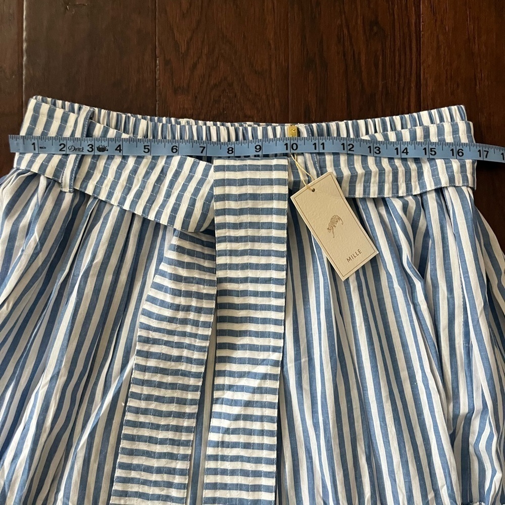 NWT MILLE francoise skirt in monaco stripe - Picture 8 of 10